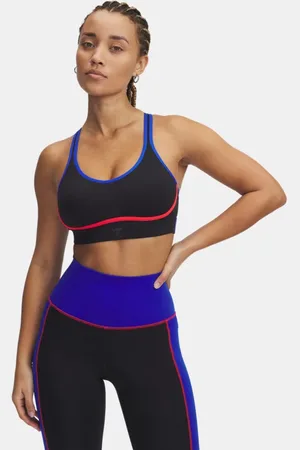 Under Armour Bra deportivo Project Rock de impacto medio para mujer