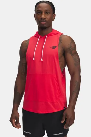 Under Armour Sudadera sin mangas Project Rock para hombre
