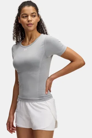 Under Armour Playera de manga corta UA Vanish Seamless Washed para mujer