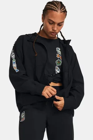 Under Armour Chamarra UA Día de los Muertos con cierre completo para mujer