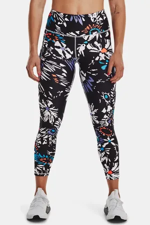 Under Armour Leggings al tobillo HeatGear® con cintura antideslizante estampados para mujer