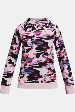 Under Armour Sudadera con Capucha UA Rival Fleece Printed para Niña