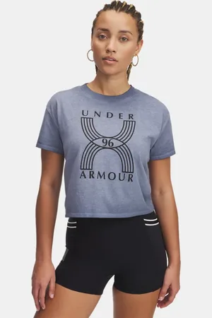Under Armour Playera de manga corta UA Run 96 Graphic para mujer