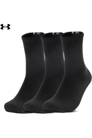 Under Armour Paquete de 3 calcetines UA Core Mid-Crew unisex