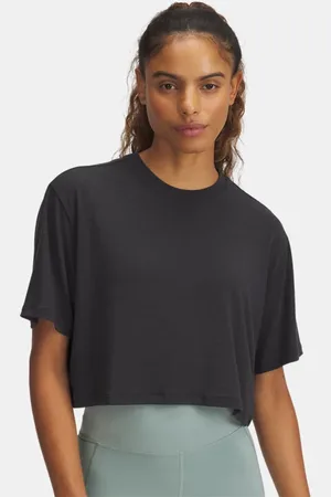 Under Armour Playera de manga corta UA Meridian Boxy para mujer