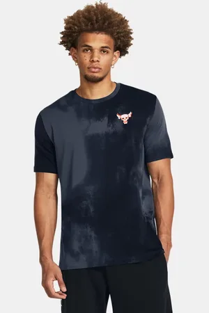 Under Armour Camiseta de manga corta con estampado Project Rock Sun Wash para hombre