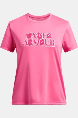 Under Armour Playera de manga corta UA Tech™ Wordmark para niña