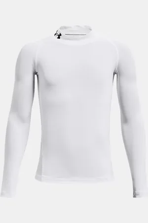 Under Armour Playera de manga larga con cuello alto HeatGear® para niño