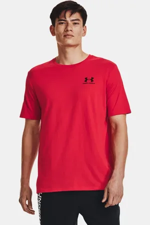 Under Armour Playera de manga corta UA Left Chest Logo para hombre