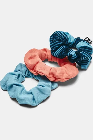 Under Armour Paquete de 3 Scrunchies UA Blitzing para mujer
