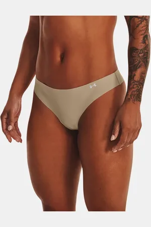 Under Armour Paquete de 3 tangas UA Pure Stretch para mujer