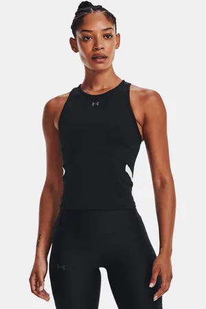 Under Armour Playera sin mangas UA Armour Mesh para mujer