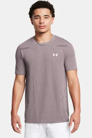 Under Armour Playera de manga corta UA Seamless Grid para hombre