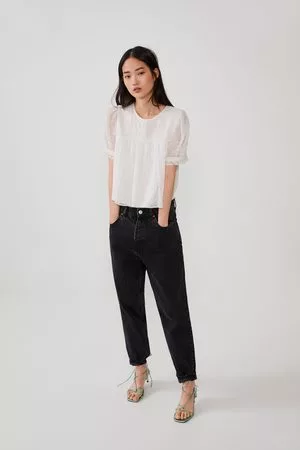 Zara Mujer Camisas - Camisa bordados
