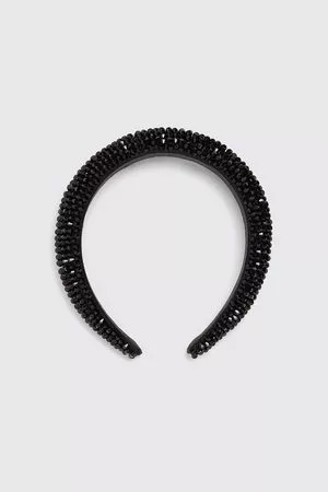 Zara Mujer Accesorios para el cabello - Diadema acolchada brillo