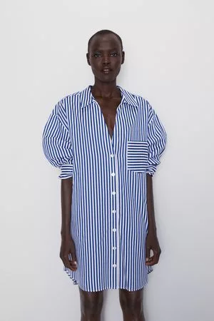 Zara Camisa oversize rayas