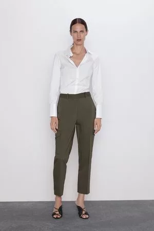 Pantalones cargo Zara para mujer | FASHIOLA.mx